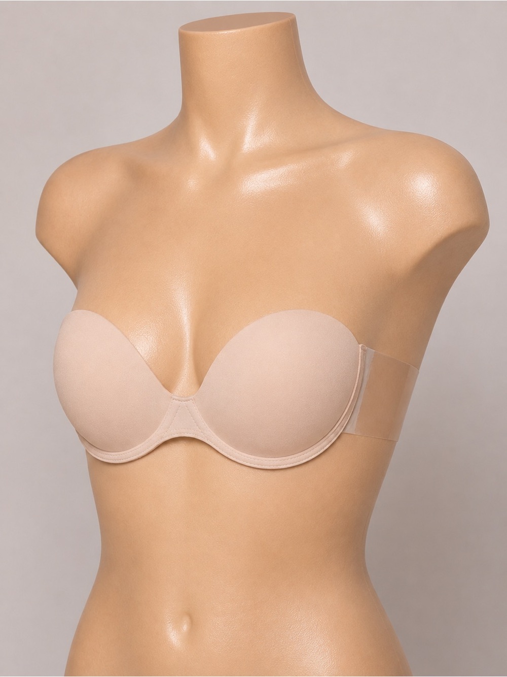 Shimera Go Bare Backless Strapless Underwire Adhesive Wings Bra Nude New in Box